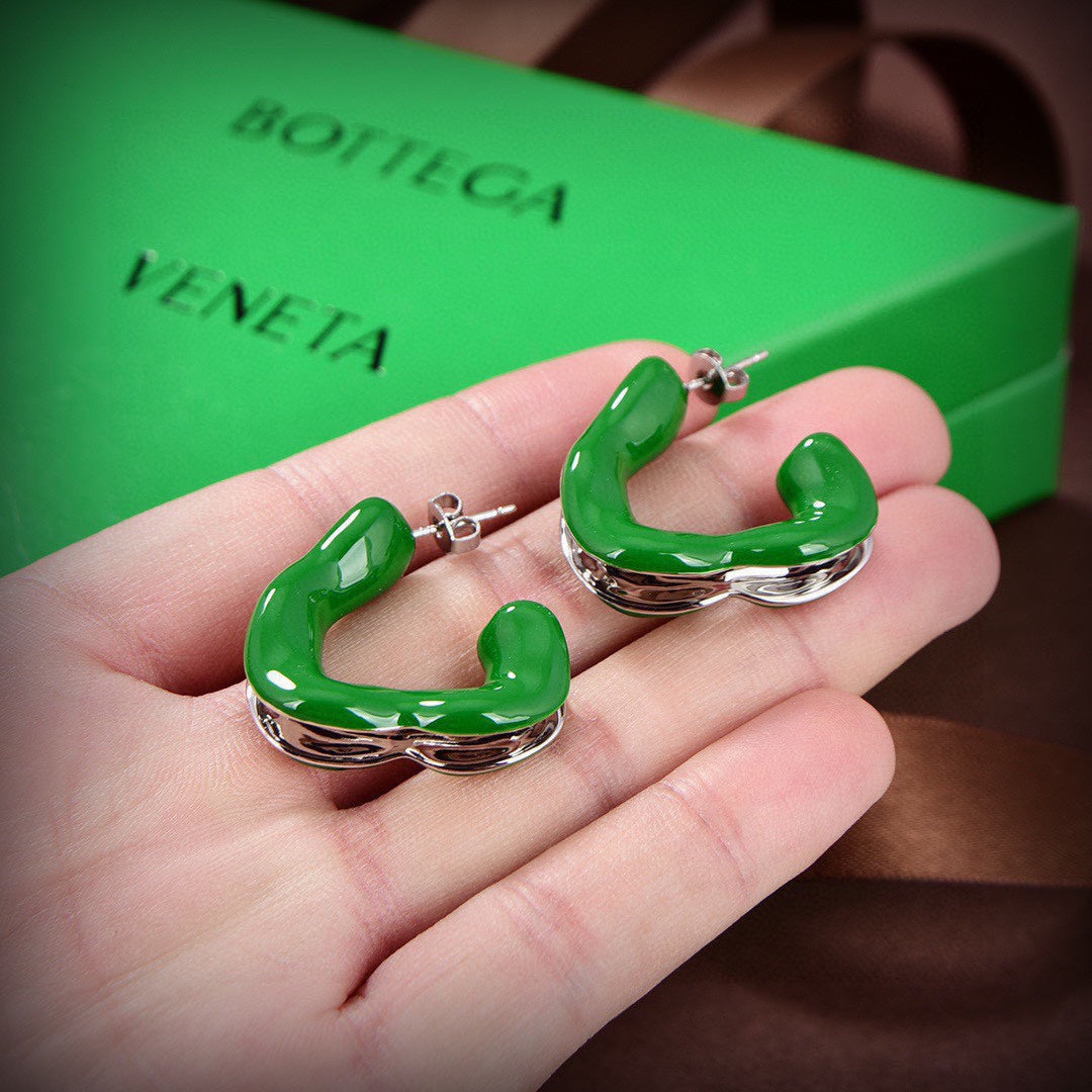 Bvlgari Color Earrings - 18K White Gold