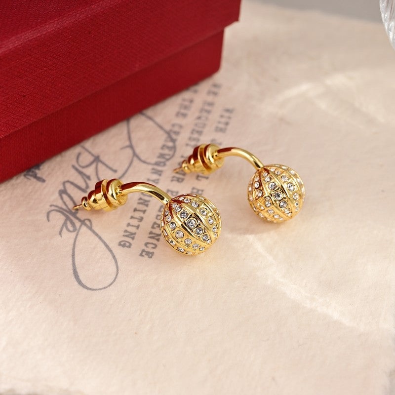 Valentino Diamond Earrings - 18K Gold