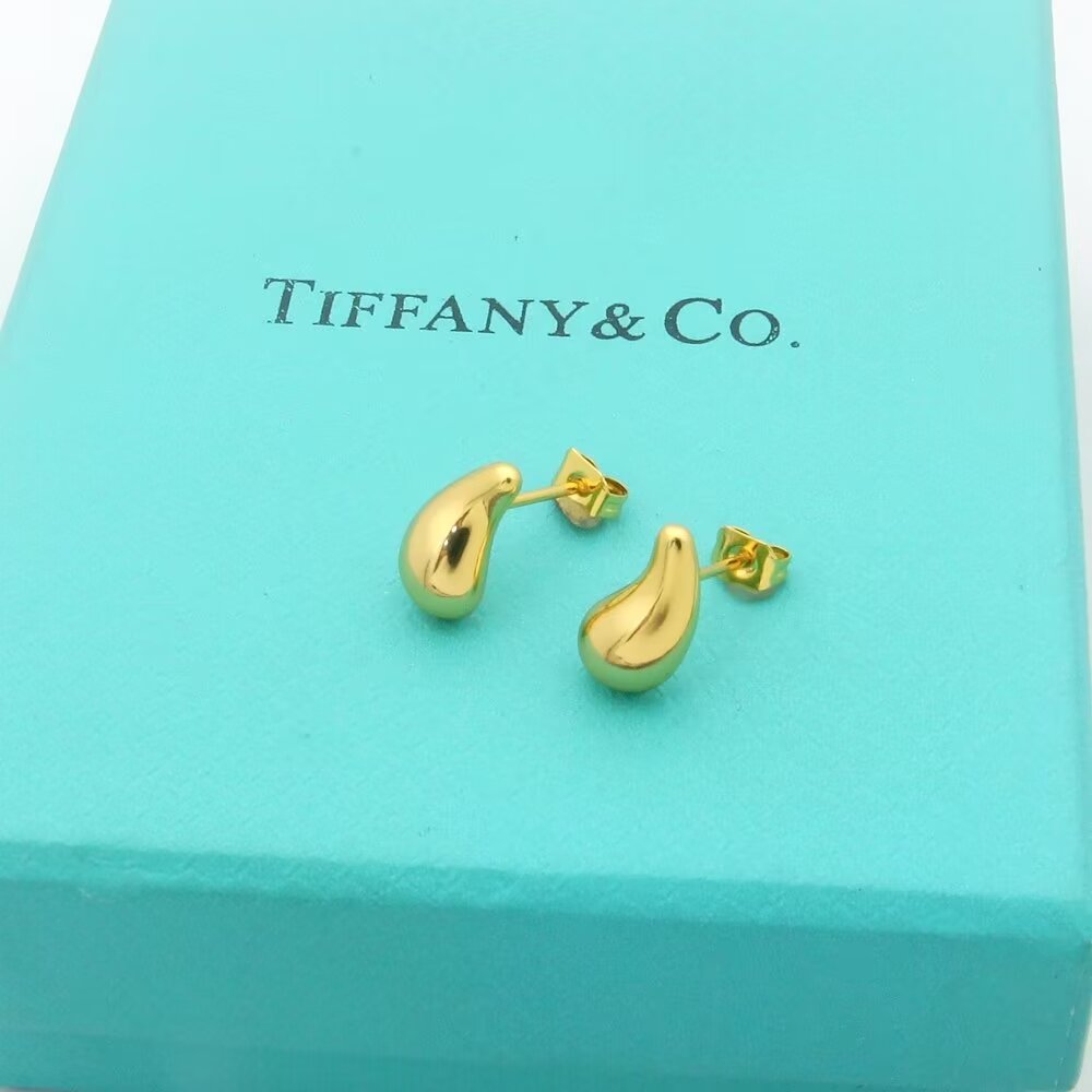 Tiffany Horn Earrings - 18K Gold