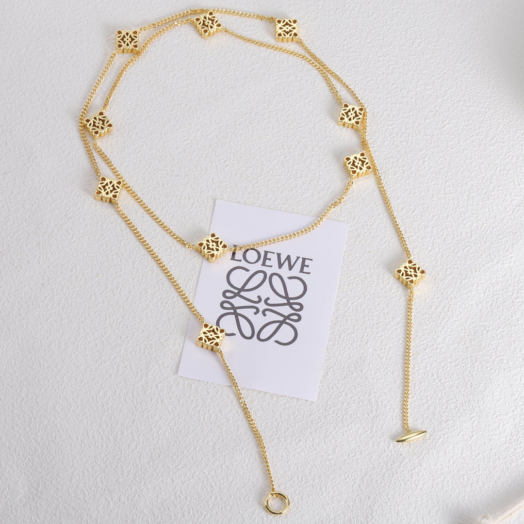LOEWE Anagram Long Necklace