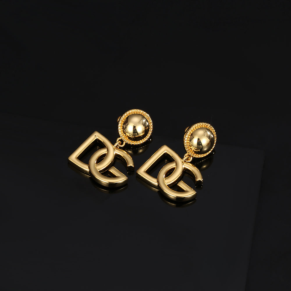 DG Earrings - 18K Yellow Gold