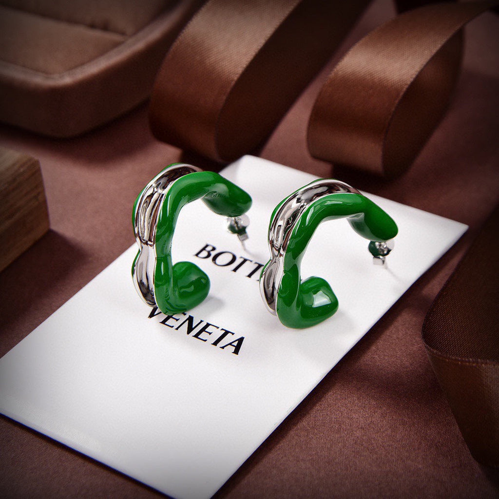 Bvlgari Color Earrings - 18K White Gold