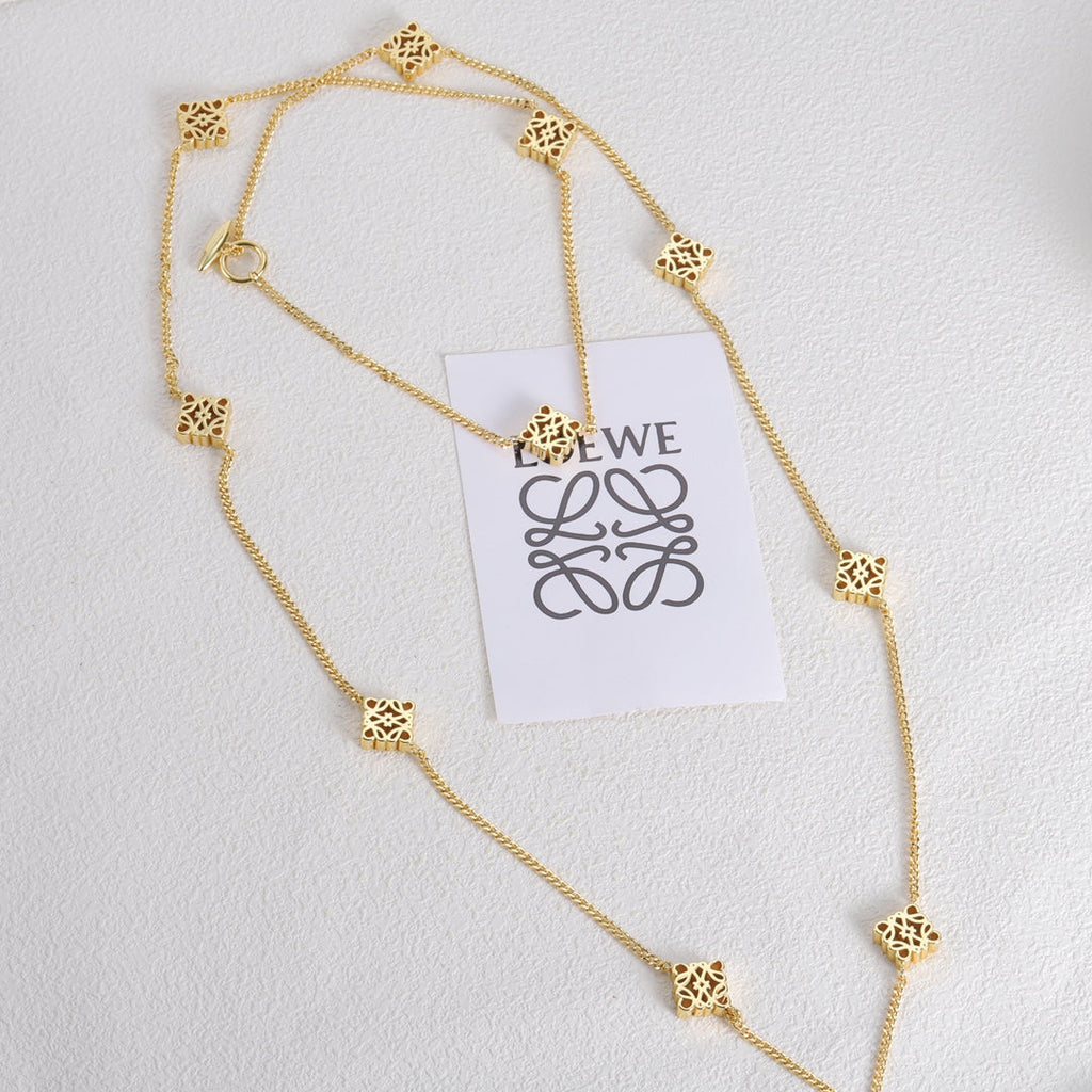 LOEWE Anagram Long Necklace