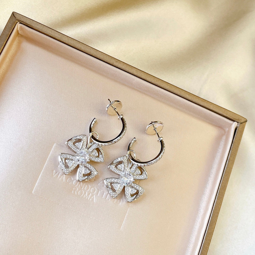 Bvlgari Fiorever Earrings - 18K White Gold