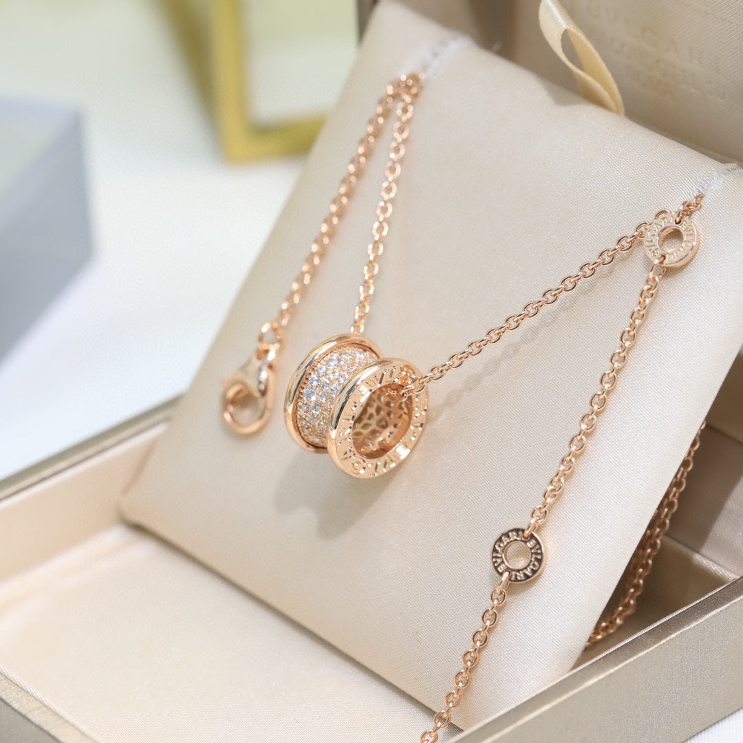 B.zero1 Diamond Necklace - 18K Gold