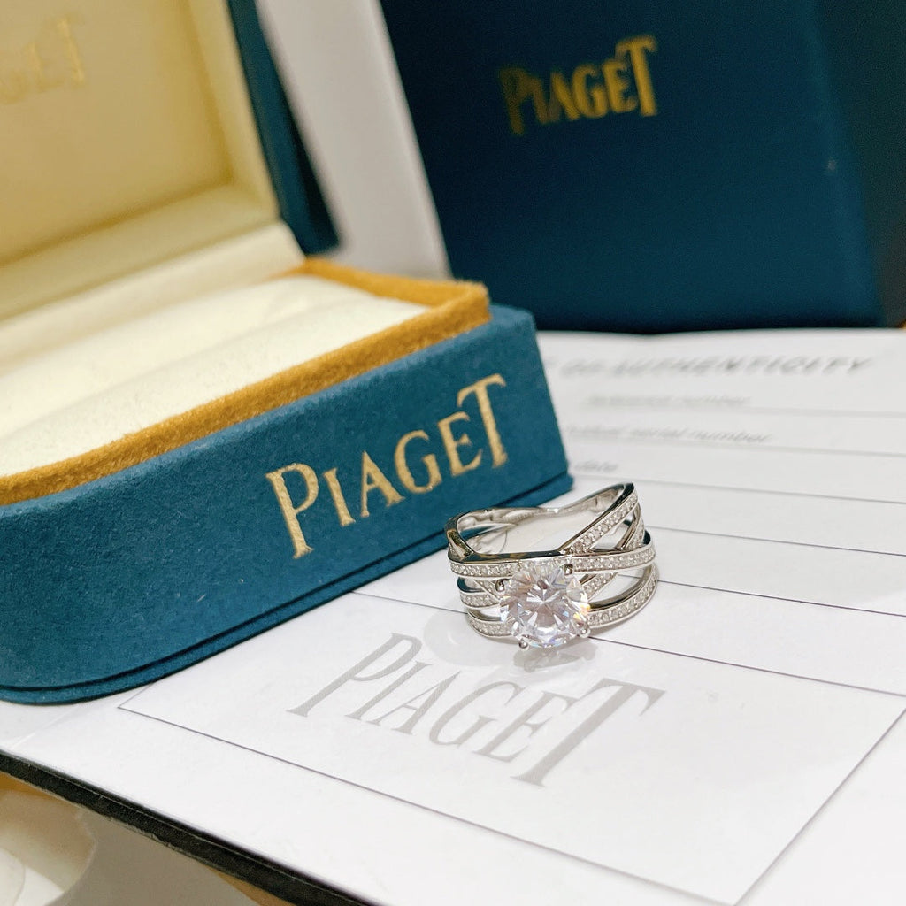 Limelight Jazz Party Ring - 18K White Gold