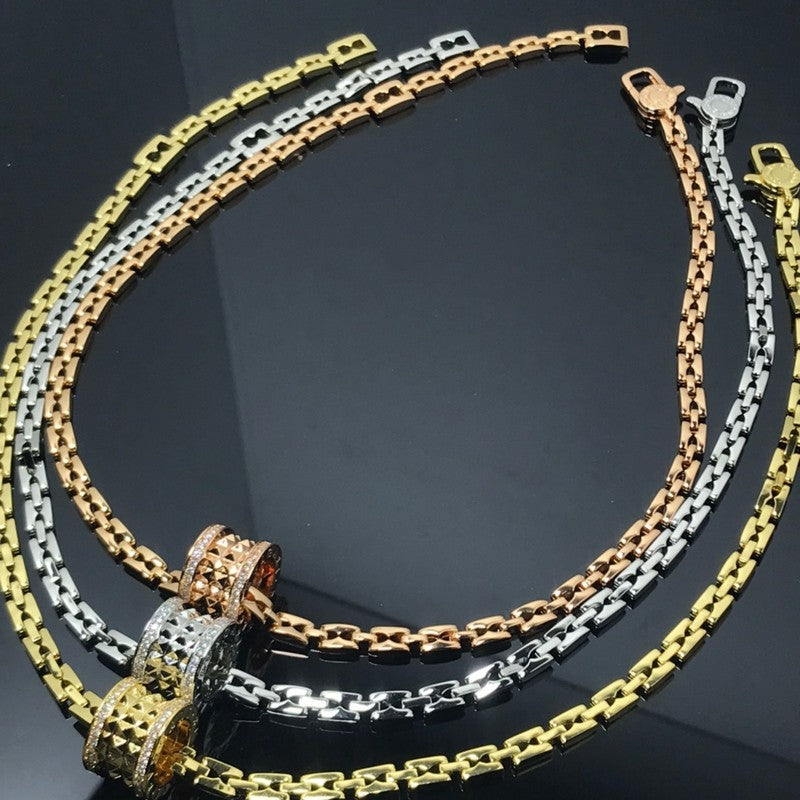 B.zero1 Chain Link Necklace - 18K Gold